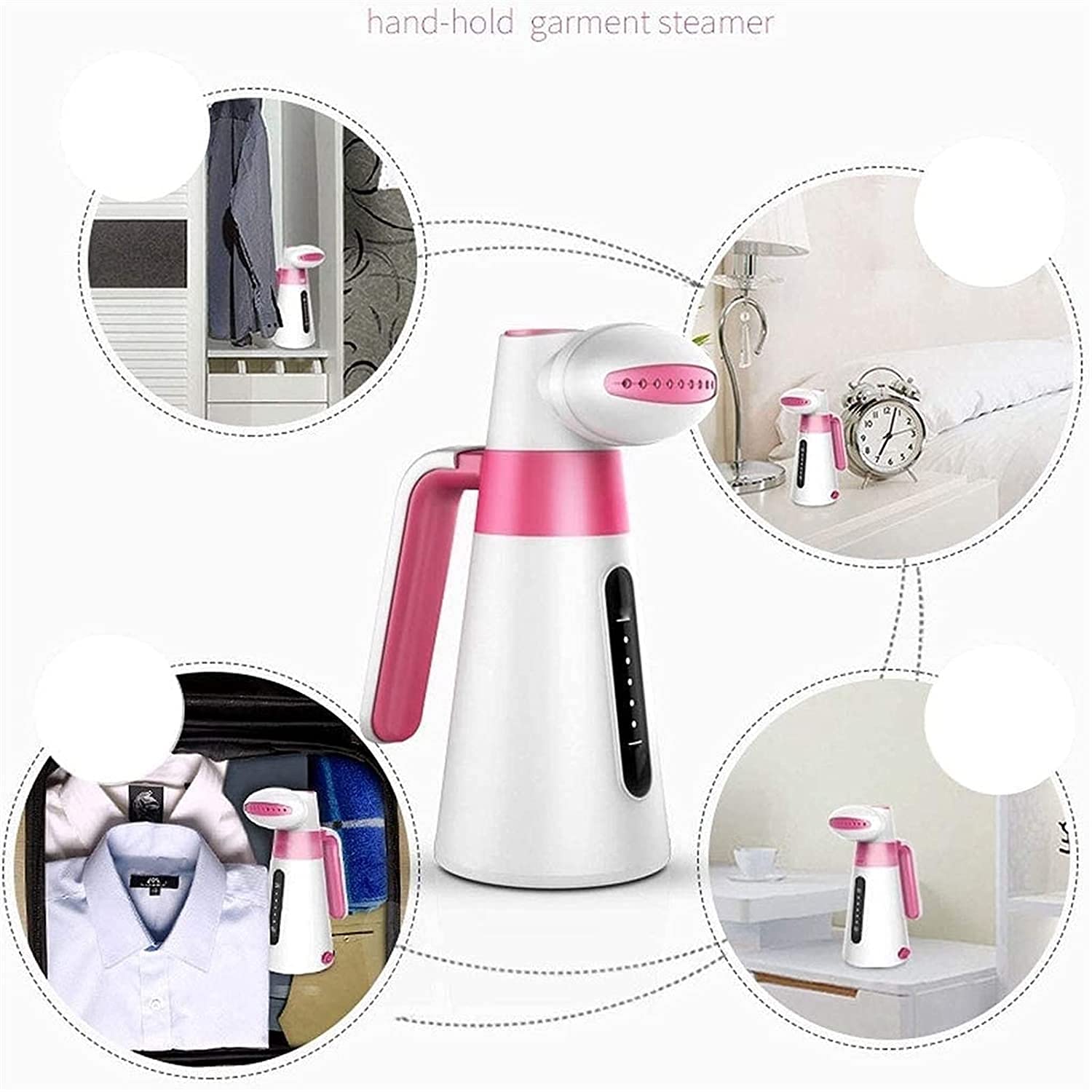 Défroisseur Vapeur Portable HomeKrazy – 130ml – Blanc – Léger