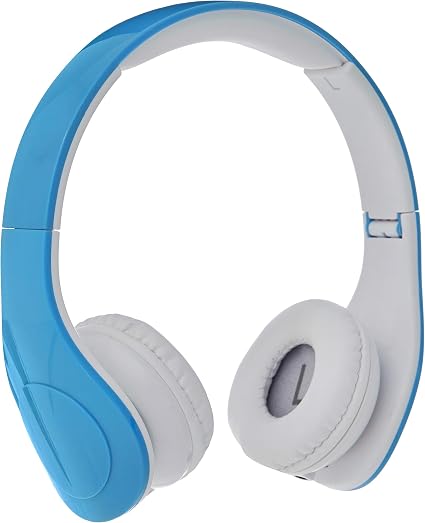 Amazon Basics - Cuffie sovraurali, cablate, con limitazione del volume, per  bambini, con due porte per la condivisione, Blu : Amazon.it: Elettronica