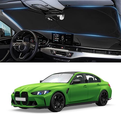 Miniatura 148 de Parasol, protector plegable para ventana delantera, plegable, visera para parabrisas 240T, cobertura completa para mantener el automóvil fresco