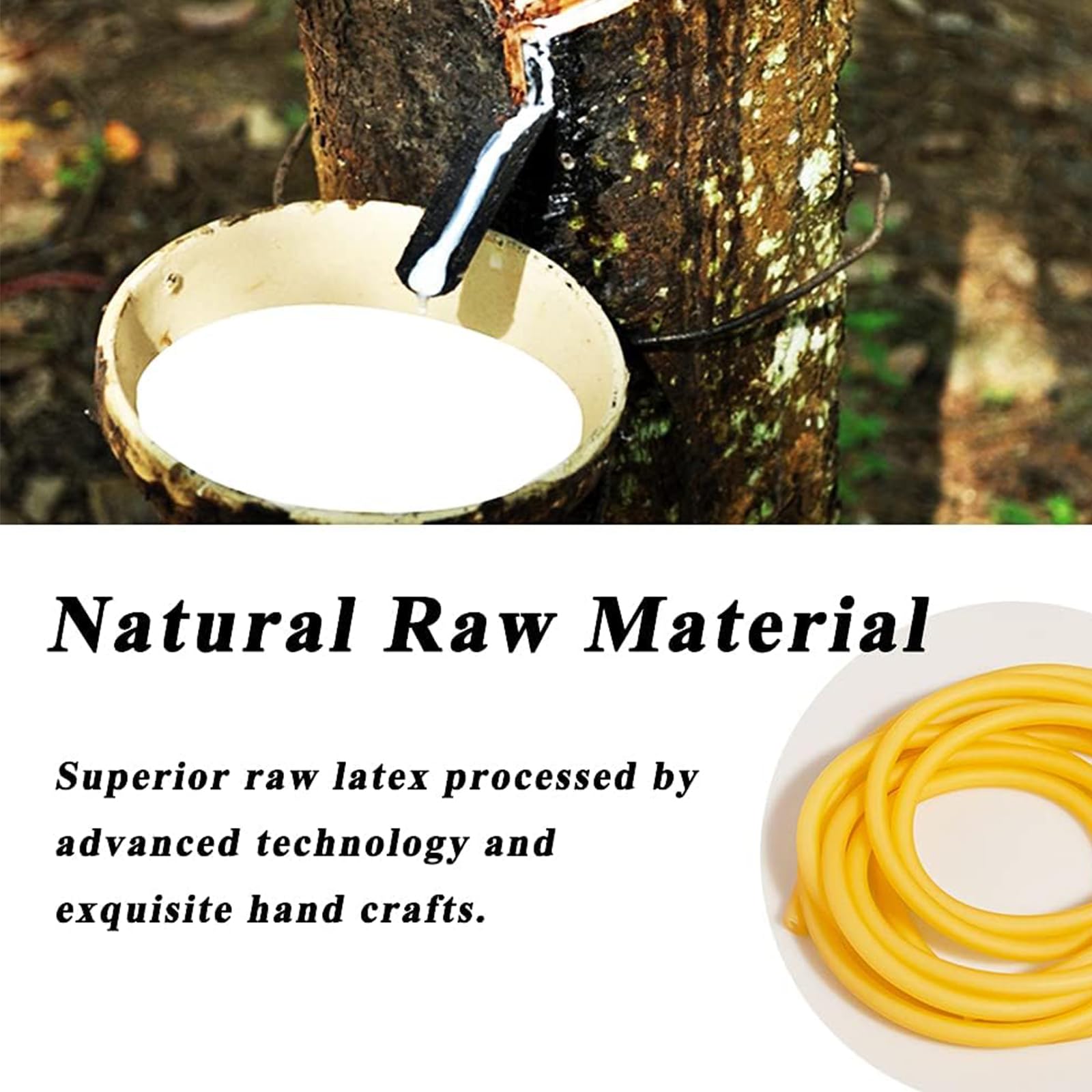 6 M Elastischer Naturlatex-Gummischlauch 6x9 Mm – Vielseitig Für Schleudern, Sport & Co.