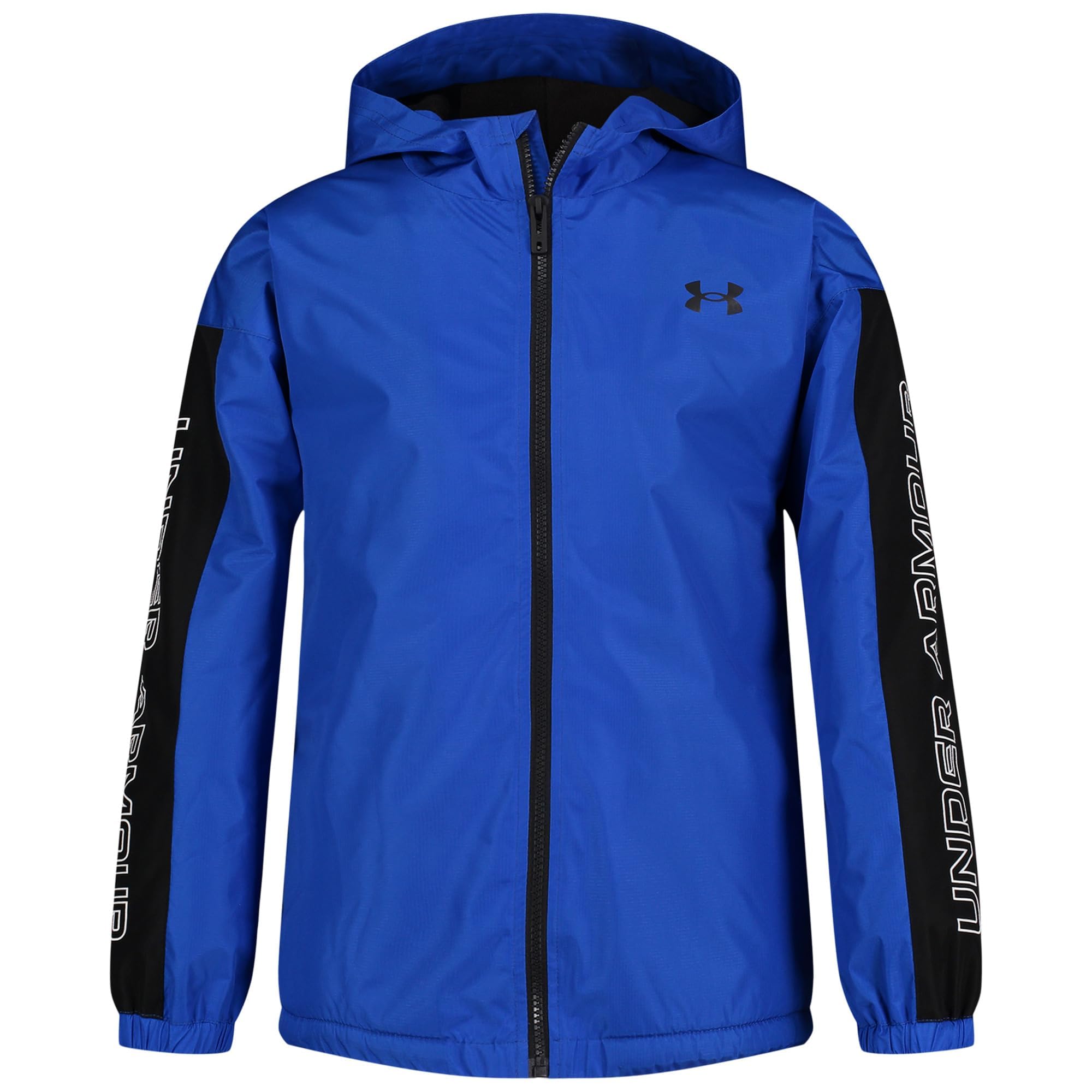 Under Armour Windbreaker, Zip-up Jacket, Water Repellent and Windproof Cortavientos para Niños