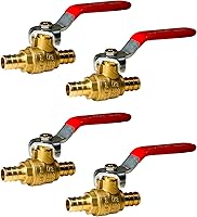 Vista 24 de XFITTING 2 piezas de válvula de bola Pex de 1 pulgada, 23-1-1 = 2X (2 paquetes)
