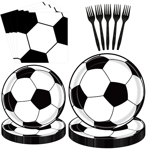 Miniatura 11 de 96 platos de papel de béisbol y servilletas para fiesta, platos de fiesta de béisbol, servilletas y tenedores, juego de vajilla desechable para