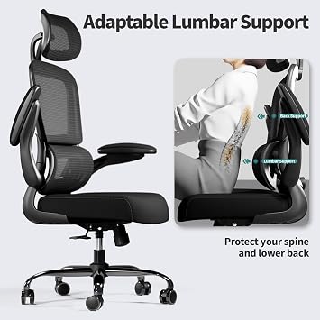 TRALT Office Chair Ergonomic Desk Chair - Gaming Chair with Lumbar Support