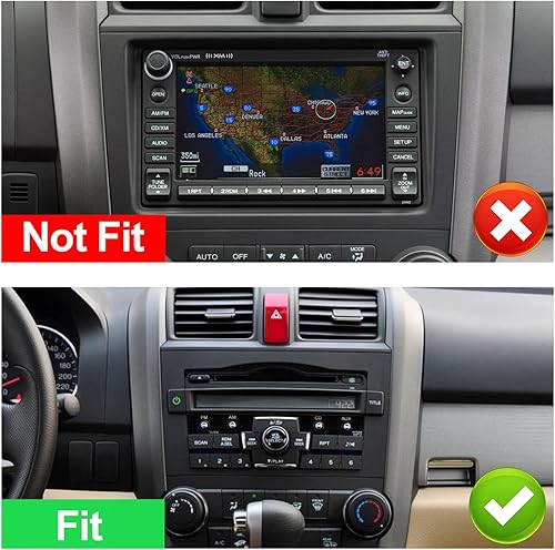 Miniatura 2 de 9 inches Android 10 Double Din Car Stereo for Honda CR-V 2007, 2008, 2009, 2010, 2011 IPS Touchscreen Screen Car Radio with Carplay & Android Auto
