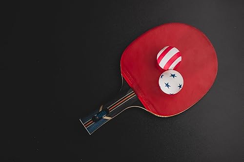 Miniatura 2 de STIGA Paquete de 6 pelotas de tenis de mesa con estrellas y rayas - 1.575in ITTF tamaño y peso reglamentario