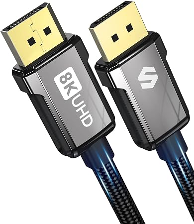 8K Gaming DisplayPort Cable, 1.4, 240Hz 