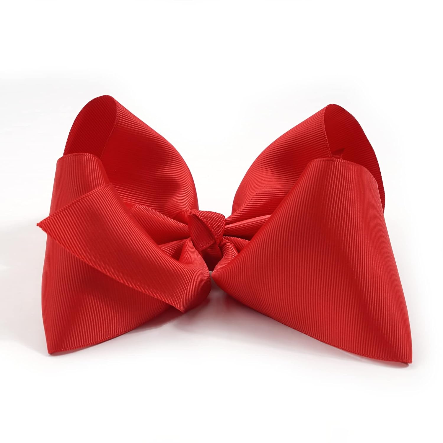 CÉLLOT Hair Bows for Girls, 8inch Oversize Large Boutique Grosgrain Ribbon Hair Bows Alligator Hair Clips, 12 Pack