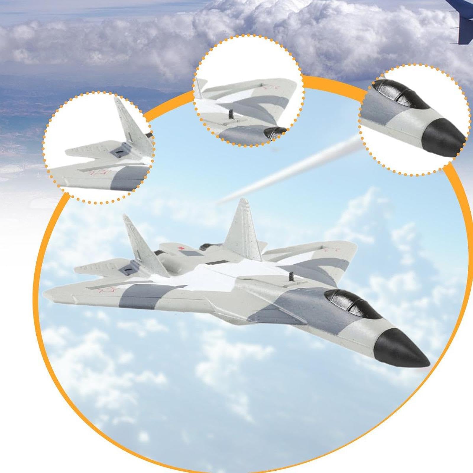 Avión RC Eléctrico, Regalo de Cumpleaños, Juguete de para Niños, Principiantes Y Adultos.