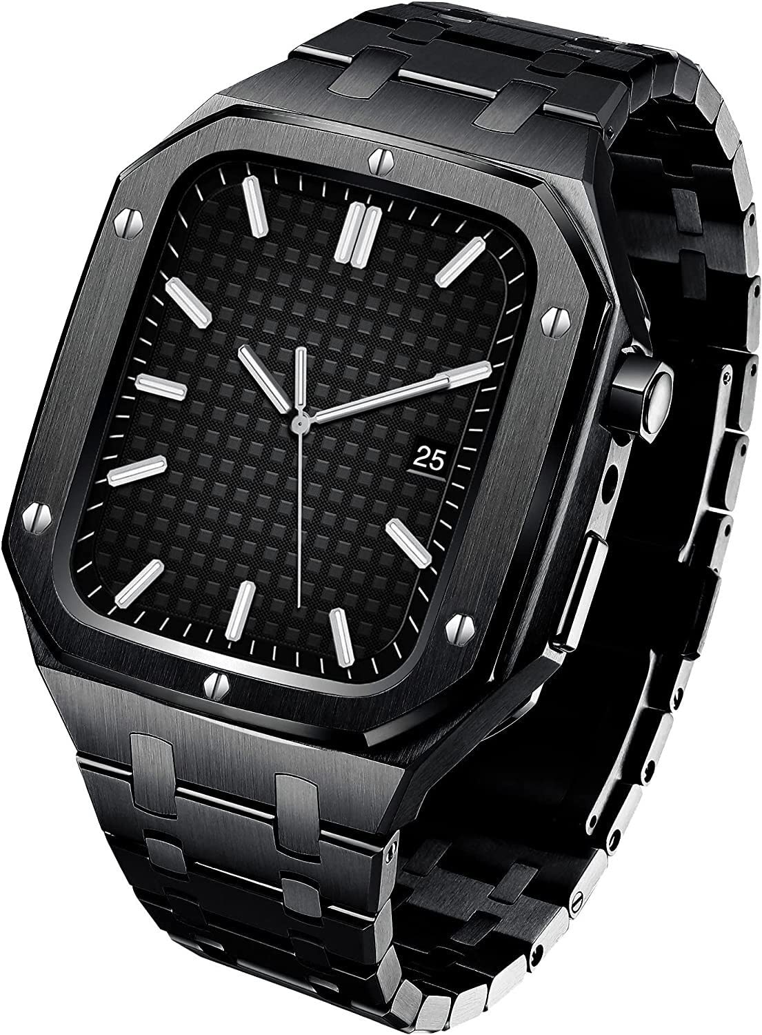 Bracelet montre Apple Watch acier antichoc protège boîtier - 7