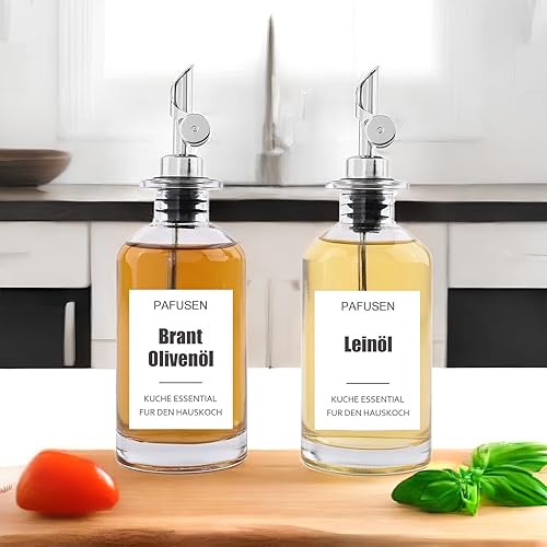 Miniatura 9 de Pafusen Paquete de 2 boquillas para verter licor, boquilla dispensadora automática de aceite de oliva, boquilla de vertido para botellas de licor,