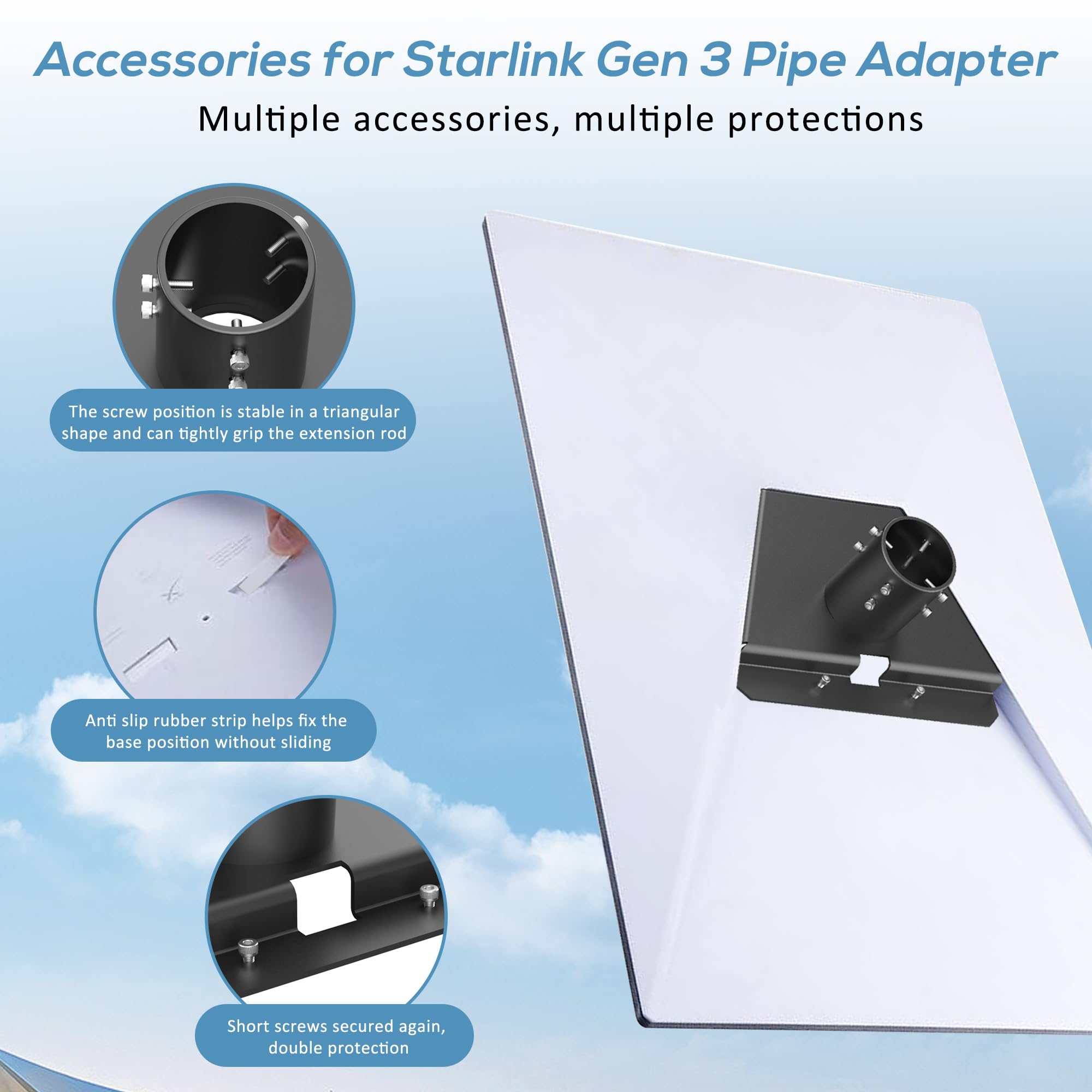 スターリンク (Starlink) 第3世代（Gen3) パイプアダプター付き② 04.jpg