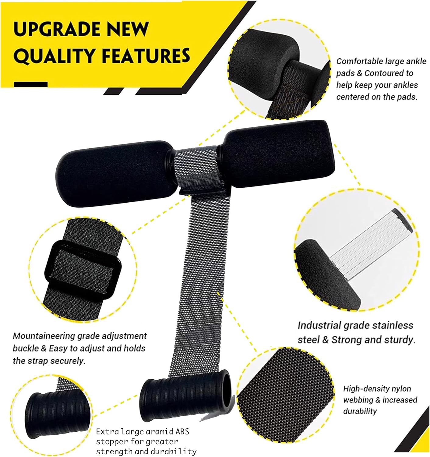 Sangle De Boucle Ischio-jambiers Nordiques, Bande D'aide Réglable D