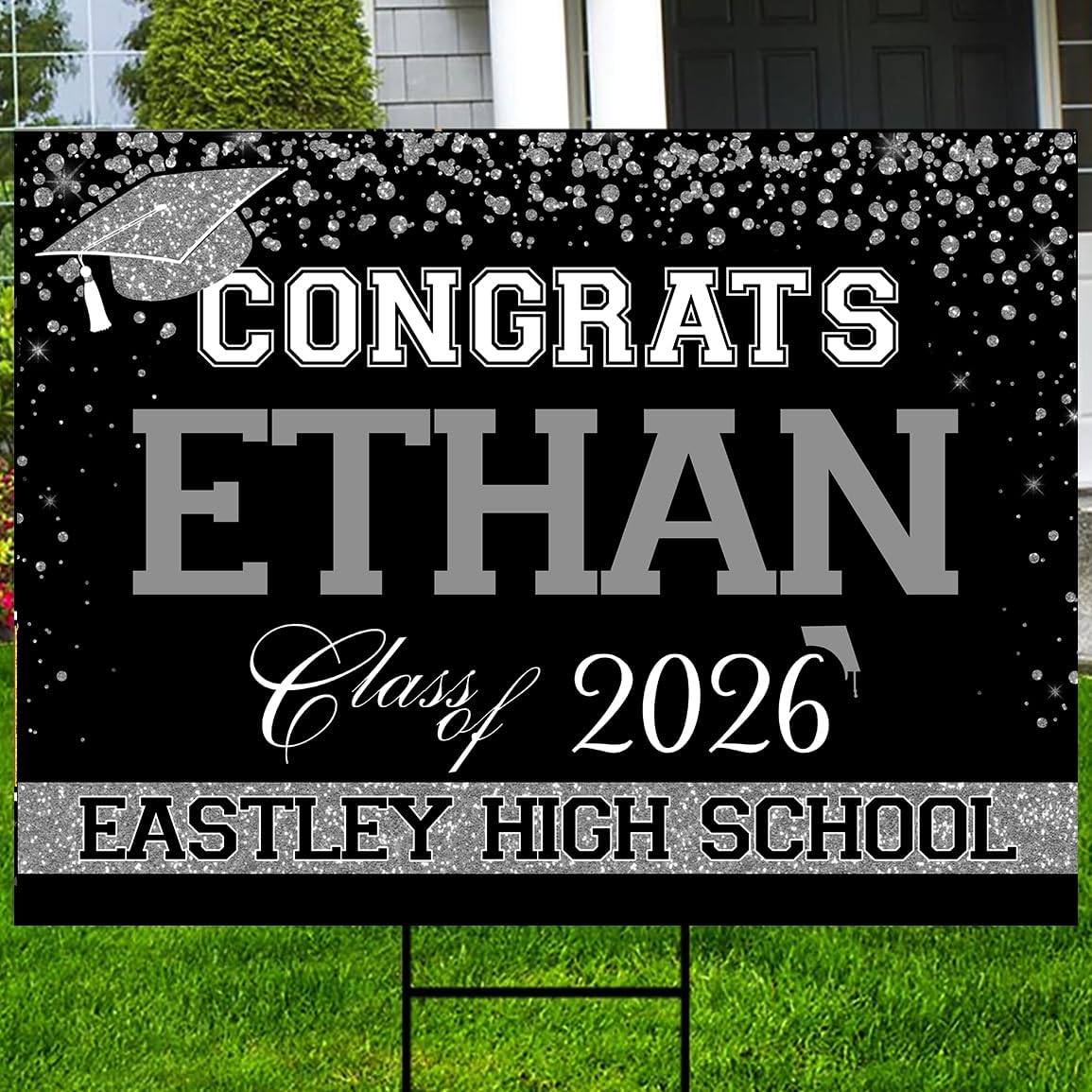 Personalized Graduation Yard Signs 2026 with Photo, Senior Sign, Class Of 2026 Yard Signs, Kindergarten, High School Graduation Signs, College Grad Sign, Graduation Decorations 2026, Congrats! #4