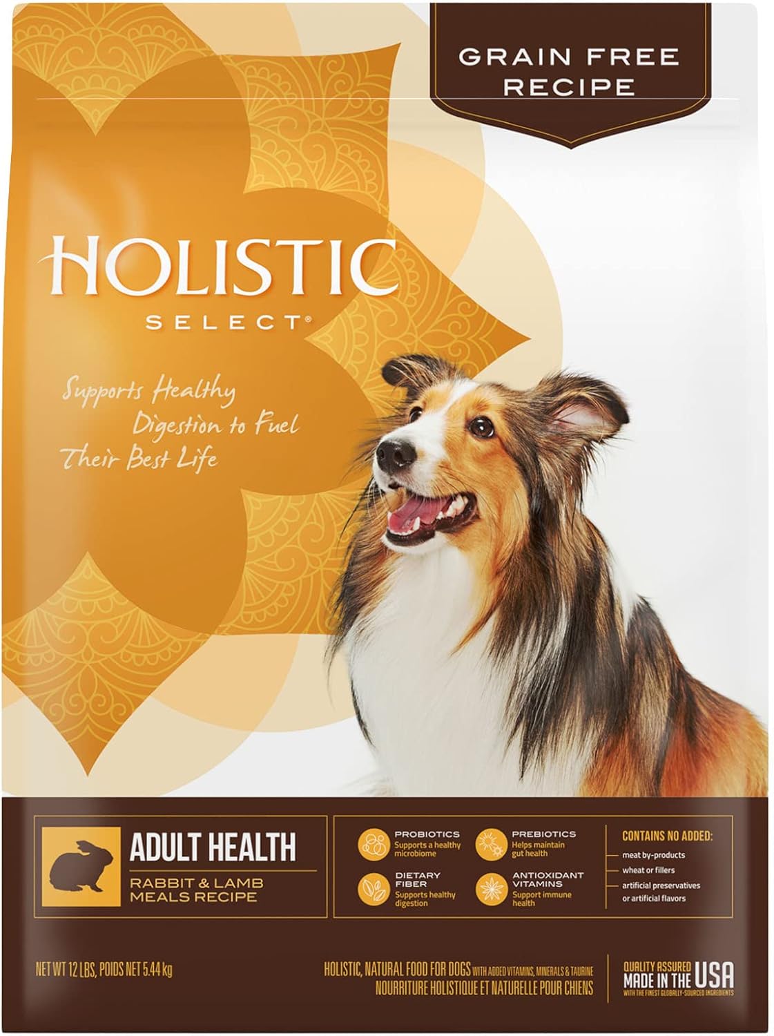 Amazon.com: Holistic Select Natural Grain Free Dry Dog Food, Rabbit ...