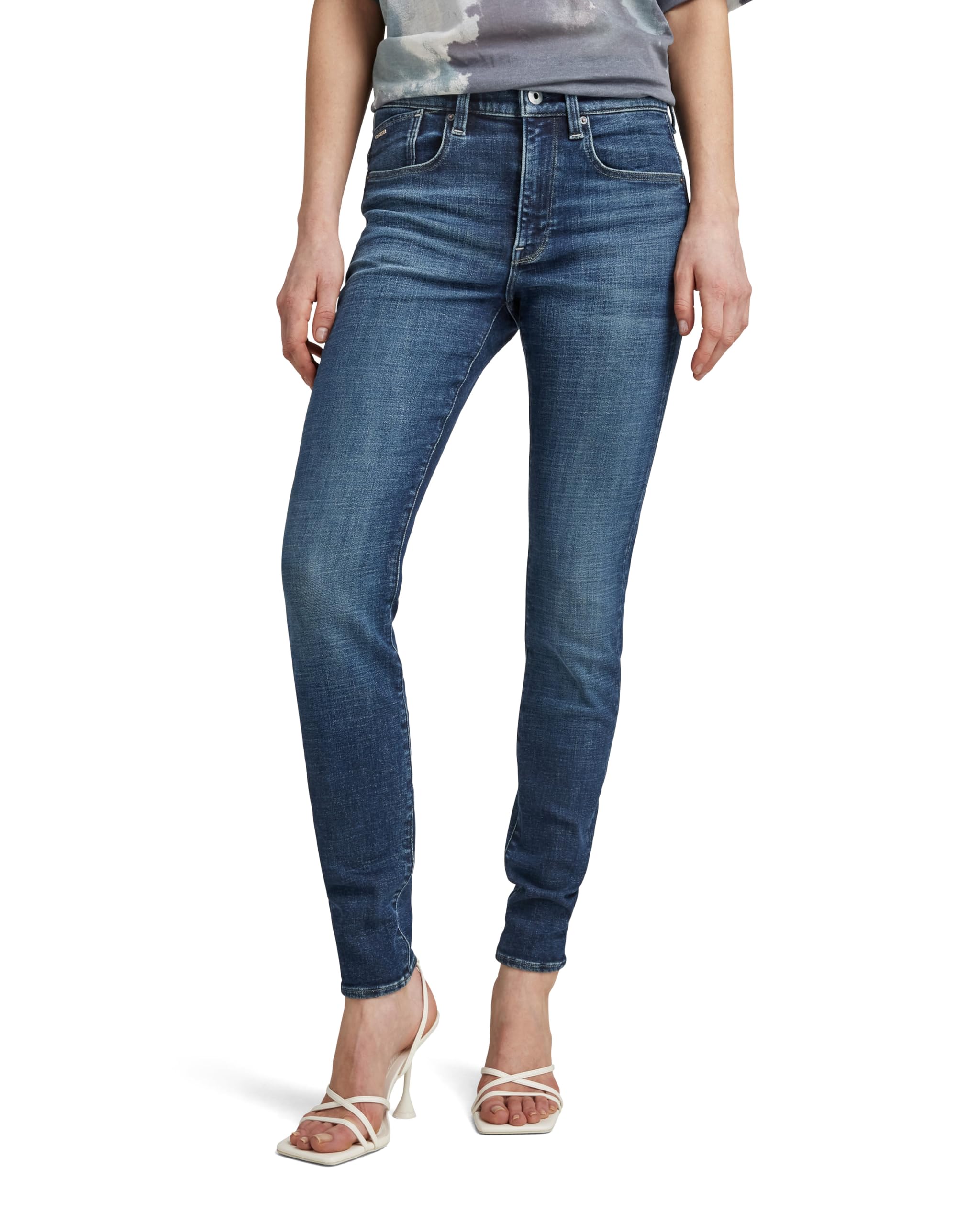 G-STAR Damen Lhana Skinny Jeans, Blau (Worn in Himalayan Blue D19079-C051-G122), 31W / 34L