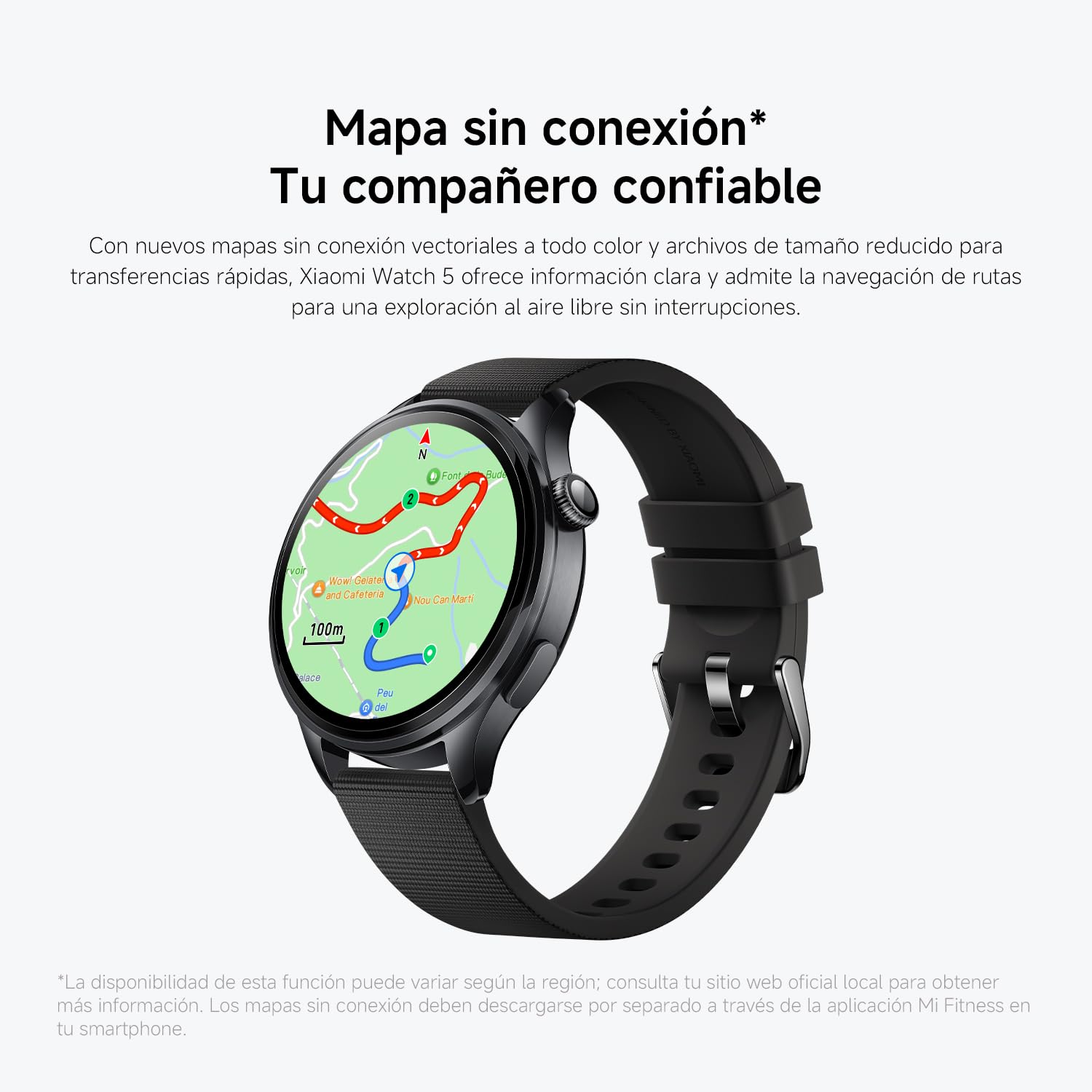 XIAOMI Watch 5 Smartwatch 47 mm, Google Wear OS, pagos NFC, AI con Gemini, Pantalla de 1,54”, hasta 6 días de autonomía, GPS y Seguimiento Fitness, Bluetooth, Solo para Android, Verde