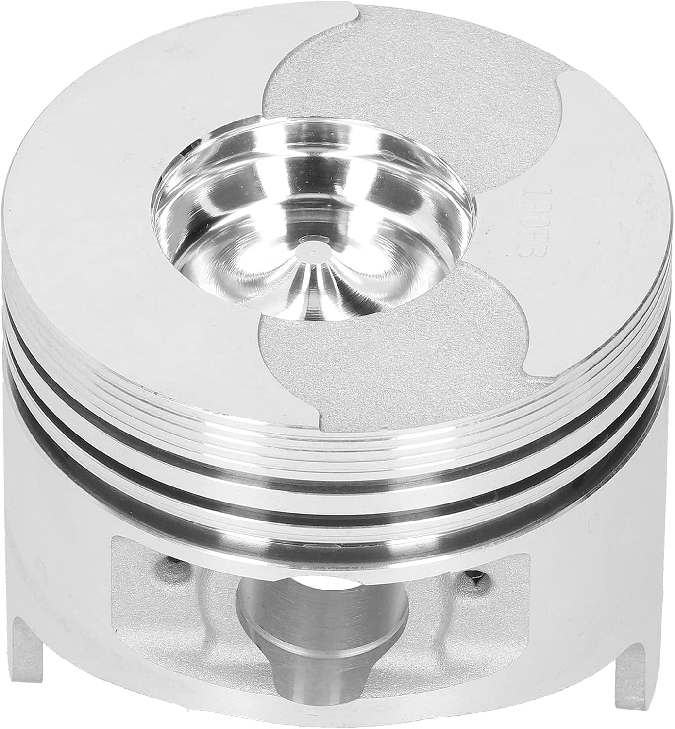 Engine Piston Kit Assembly for 190FB Air Cooled Engines, Alloy Material, Includes Piston, Circlip, and Pin, High Temperature and Pressure, Easy to Install