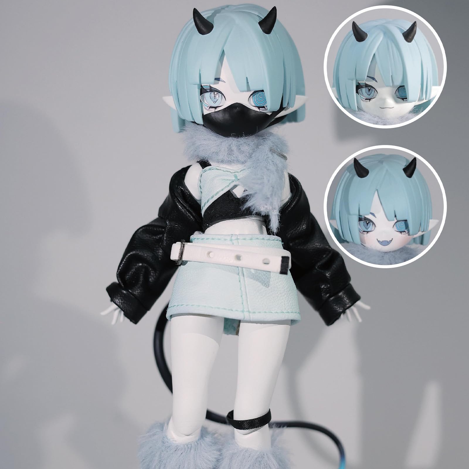 Amazon | Bahomu ドール悪魔角シリーズ BJD可動関節人形 1/8スケール
