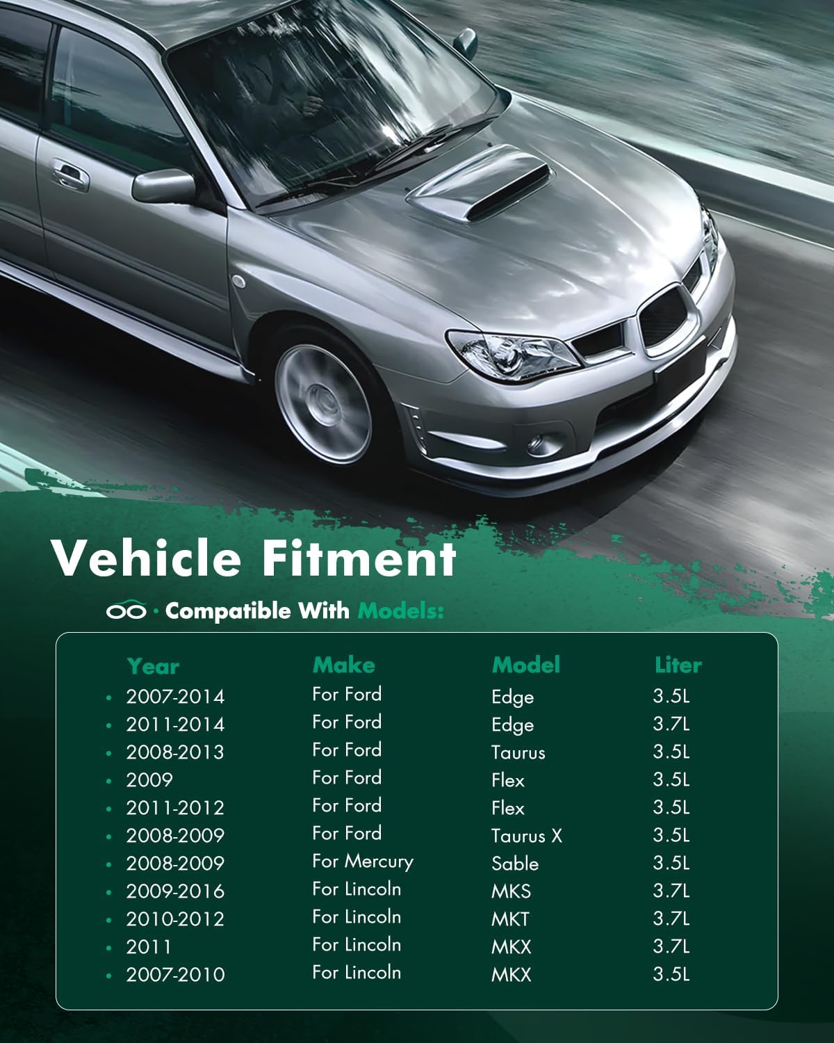 SCITOO 2937 Radiator Fit 2007-2014 for Ford for Edge 3.5L 2011-2014 for Ford for Edge 3.7L 2009-2012 for Ford for Flex 3.5L 2008-2019 for Ford for Taurus 3.5L 2008-2009 for Ford for Taurus X 3.5L