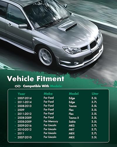 Miniatura 3 de SCITOO Conjunto de radiador de refrigerante del motor para Ford Edge 07-14, Taurus 10-12, Flex 09 y para Lincoln MKS 09-12, MKX, 3.5L 3.7L,