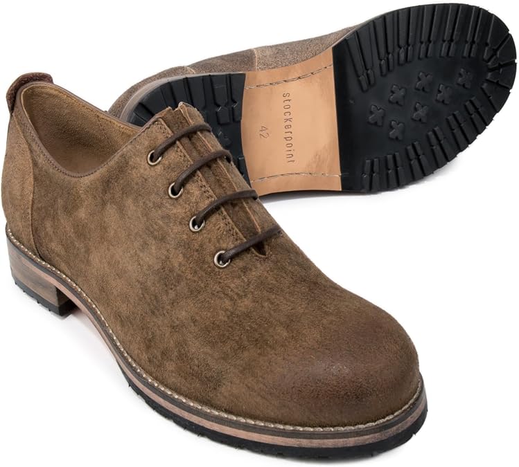 Stockerpoint Men's Classic Oxford Flat