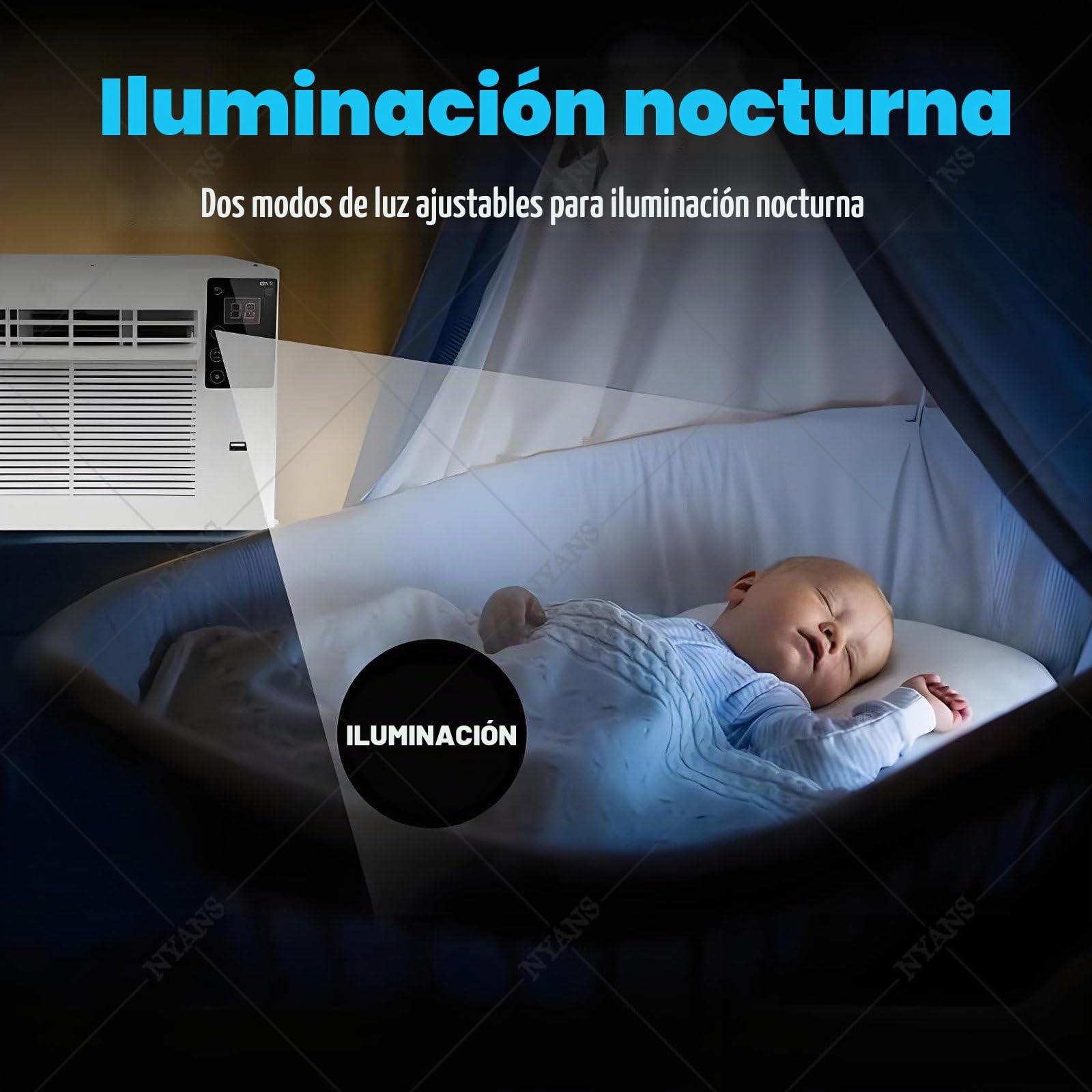 Aire Acondicionado Portátil, Pequeño Aire Acondicionado Todo En Uno Sin Instalación, Enfriador De Aire para Casa, Habitación, Oficina, Camping.,Airconditioning