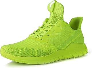 neon sports shoes