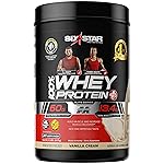 Whey Protein Powder + Immune Support | Six Star Whey Protein Plus | Whey Protein Isolate & Peptides + Muscle Builder | Lean Protein Powder for Muscle Gain & Recovery | Vanilla, 2 lbs