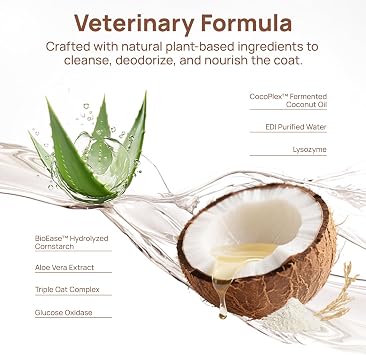 HICC PET Cleaning Glove Wipes PRO for Dogs & Cats, 20PCS Coconut Scent.