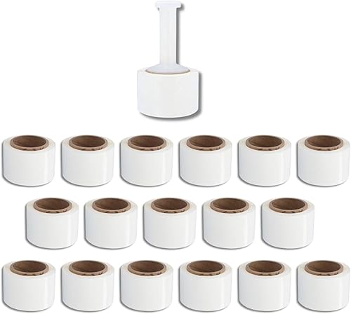 Vista 16 de PSBM - Mini envoltura elástica negra con asa, paquete de 12, 5 pulgadas x 1000 pies, calibre 80, adhesivo de plástico de tinte oscuro/opaco