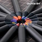 Shuttle Art 24 PCS Rainbow Pencils, 12 Assorted Colors, 2 of Each, Pre-sharpened Rainbow Colored Pencils, Multicolored Pencils for Adults Coloring, Drawing, Sketching