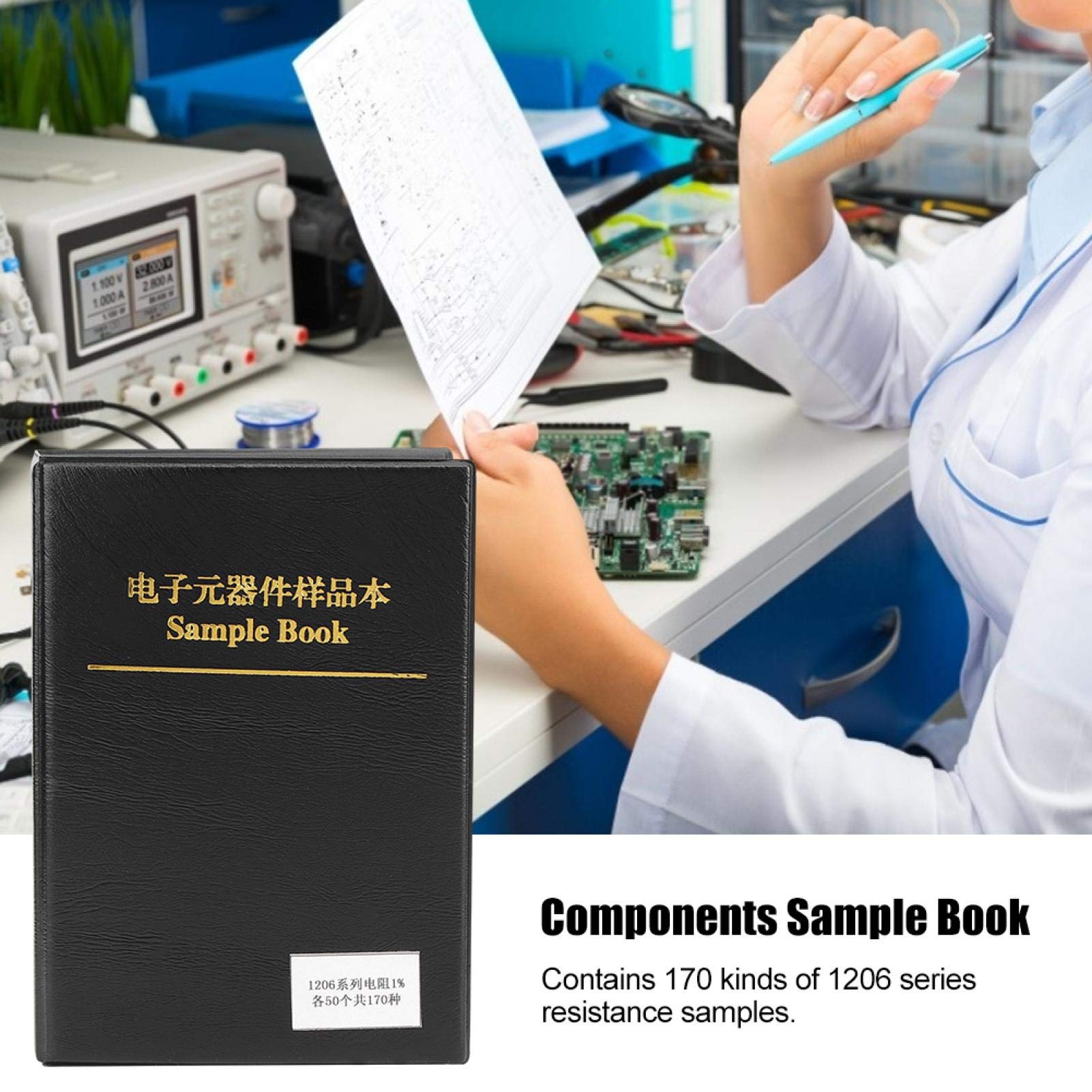 1206 Serie 170 Tipi Componente Resistori Libretto Campione Accessori elettronici Nero