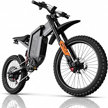 X21 MAX Electric Dirt Bike for Adults, Off Road Electric Motorcycle | 8000W peak motor, 60MPH top speed, 60V 30Ah battery, 19-inch off-road tires, dual suspension and hydraulic brakes