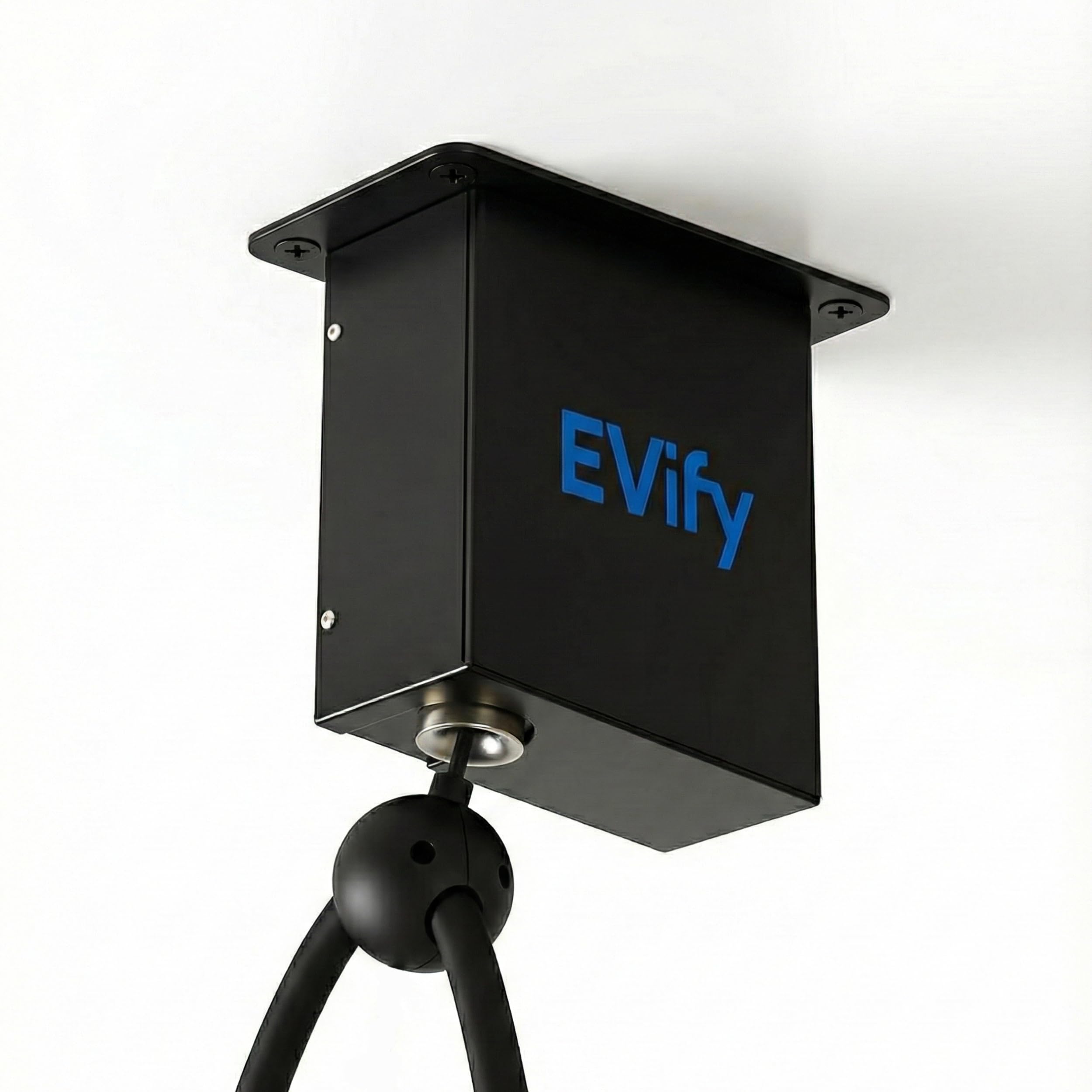 Soporte de cable de Wallbox con enrollado automático para montaje en techo • Soporte de cable de carga tipo 2 con carcasa de acero • Soporte de cable de Wallbox, ideal para uso en garajes y