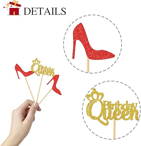 Miniatura 4 de MonMon & Craft 24 piezas de decoración de cupcakes de cumpleaños para mujeres o niñas 1, 3, 30, 40 cumpleaños, fiesta de revelación de género,