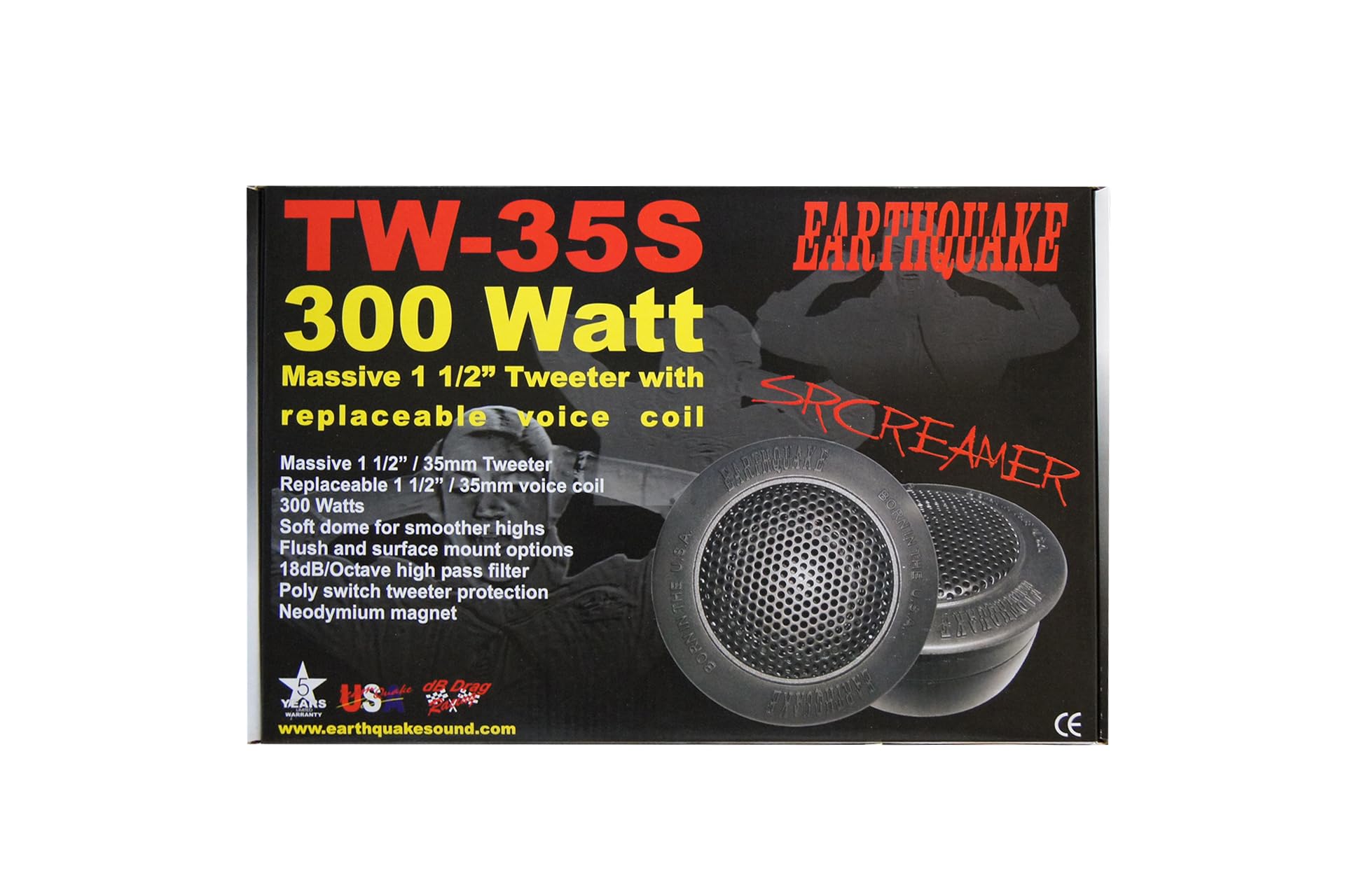Earthquake Sound TW-35S 300W Neo Tweeters