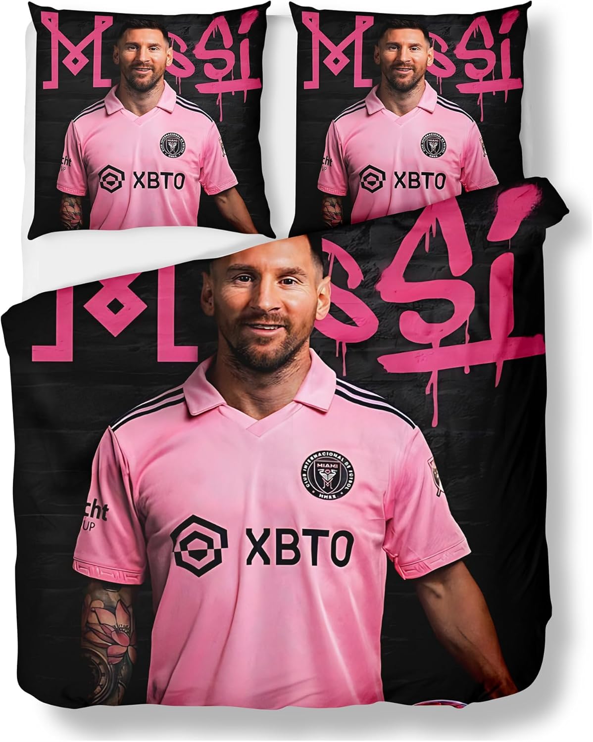 Aimery Miami Bedding Football Comforter Sets, Twin Full