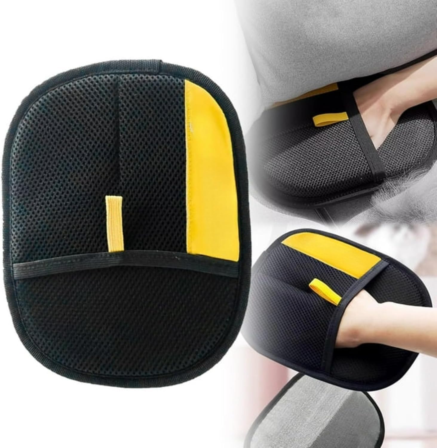 Kivori Pet Hair Removal Gloves Original, Static Pet Hair Remover, Reusable Deshedding Glove for Furniture & Clothing (4PCS)