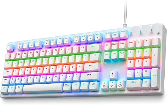 Node Game Kablolu RGB Mekanik Oyuncu Klavye Bilek Destekli KB-15