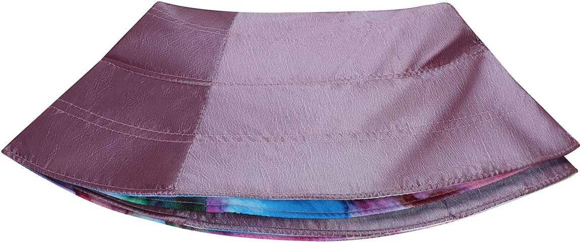 Large Brim Floral Reversible Sun Hat Outdoor Travel Foldable Floppy Beach Hat - Image 5