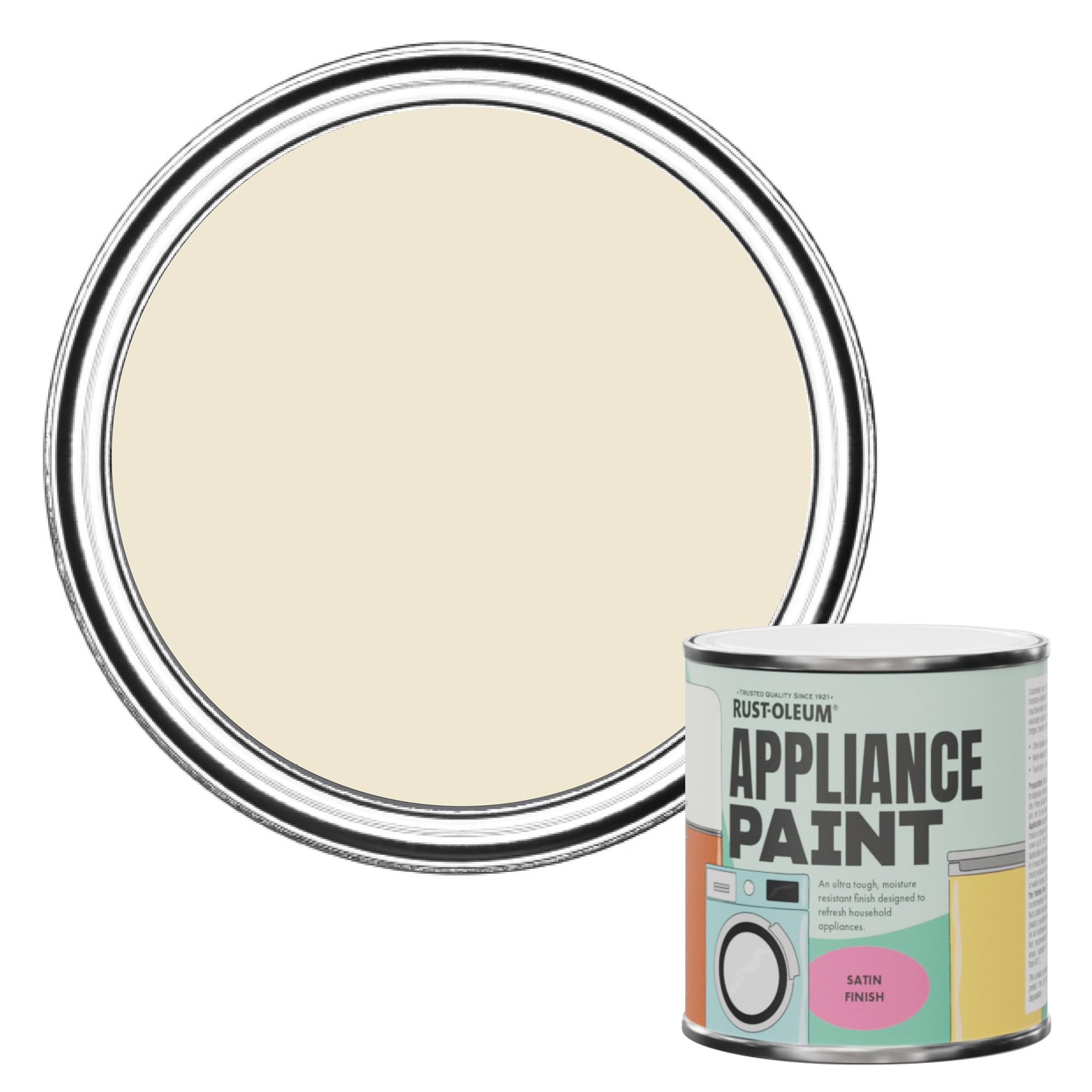 Rust-Oleum Appliance Paint in Satin Finish - Quarry Lime 250ml