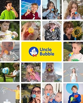 Uncle Bubble Ready-to-Use Solution Refill, 4 Pouches