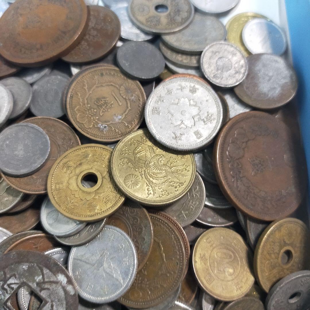 Amazon.co.jp: 古銭 約1kg 寛永通宝 文久永宝 古銭まとめ （3-142