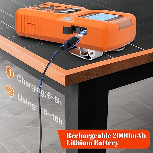 Miniatura 4 de ADKS-4 Detector de gas, 4 monitores de gas H2S, O2, CO y LEL Indicador múltiple con vibración, audible, Visual 4 Monitor de gas, alarma personal