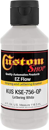 Vista 18 de Custom Shop KSE757-QP Triple Black - Pintura esmaltada EZ Flow a rayas y letras – 4 onzas