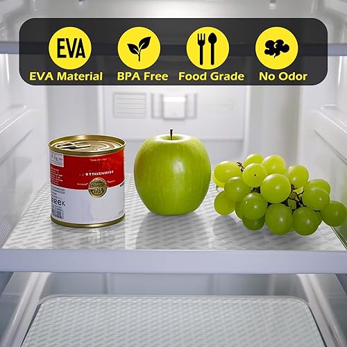 Miniatura 6 de Revestimiento de estante, forro refractario impermeable, forros de cajones para armarios de cocina, tapete para fregadero de baño, tapete