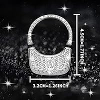 Vista 2 de TOMALL Bling - Cubierta para botón de encendido de motor de automóvil, compatible con Mercedes Benz GLB 2020, anillo de diamantes de imitación