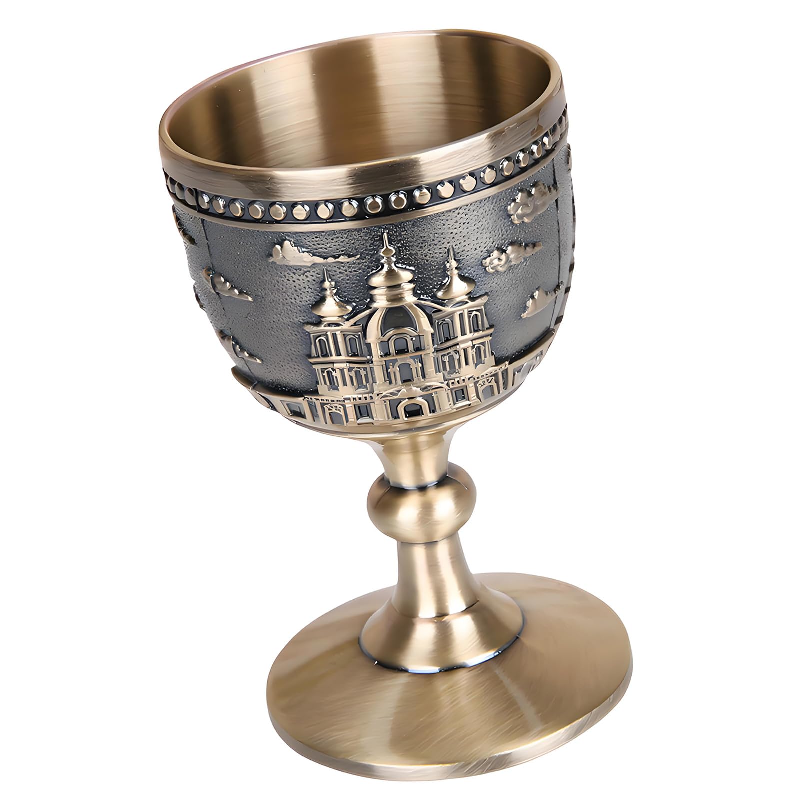 NVOQILIN Premium Zincs Alloy Tall Glass for Vodka Tequilas Liquor Drinking Glass Collectible Shot