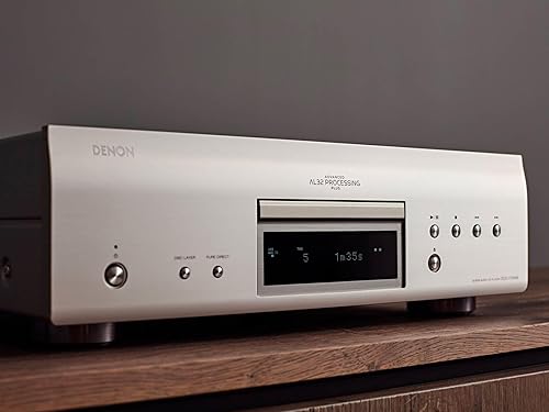Miniatura 16 de Denon DCD-1700NE Reproductor SACD, Reproductores de CD para el hogar, convertidor D/A de 192 kHz/32 bits de ultra precisión, diseño resistente a